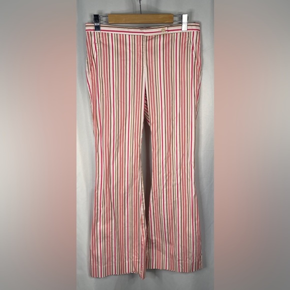The Limited Pants - The Limited Drew Fit Pink and White Striped Pants